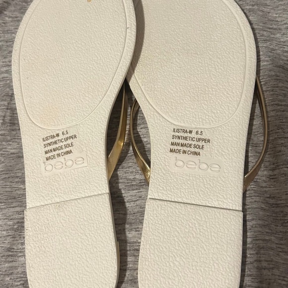Bebe gold sandals 6.5 - Picture 4 of 4